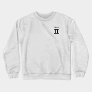 Gemini star sign merchandise Crewneck Sweatshirt